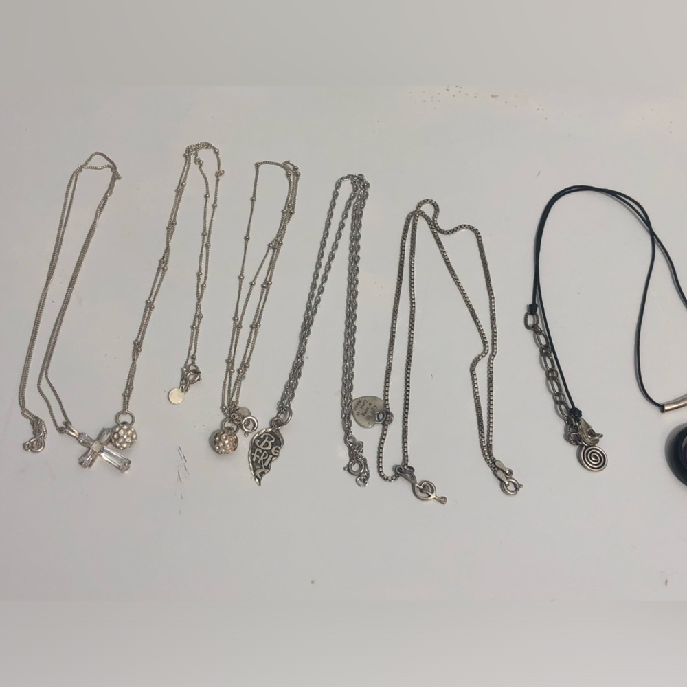Sterling silver Necklaces Lot Of Jewelry - Picture 3 of 8